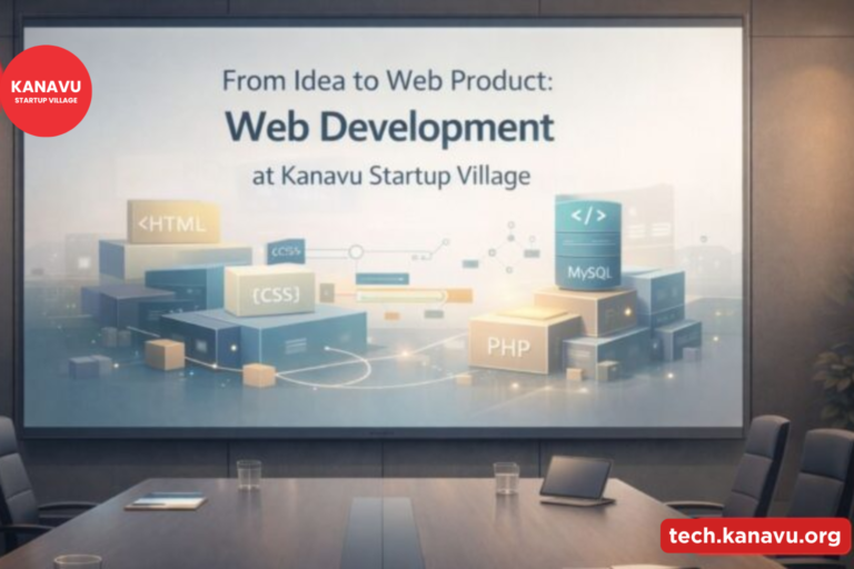 From Idea to Web Product: Web Development at Kanavu Startup Village
