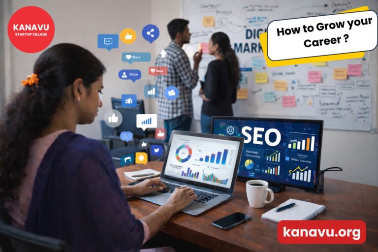 How to Grow a Career with Digital Marketing: Kanavu's Proven Strategies for Fresh Graduates