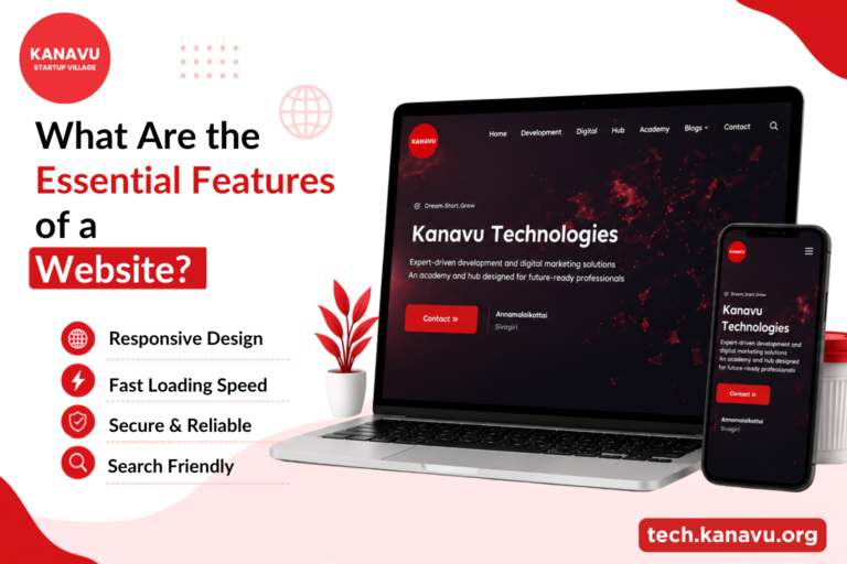 Essential features of a business website
