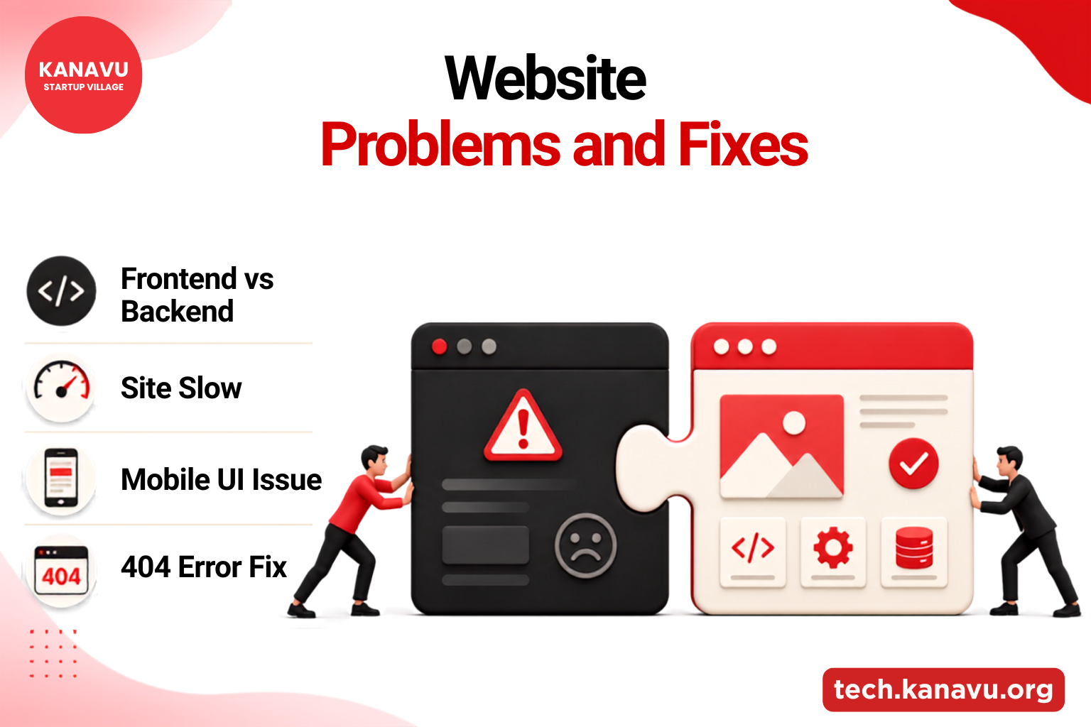 Website Problems and Fixes