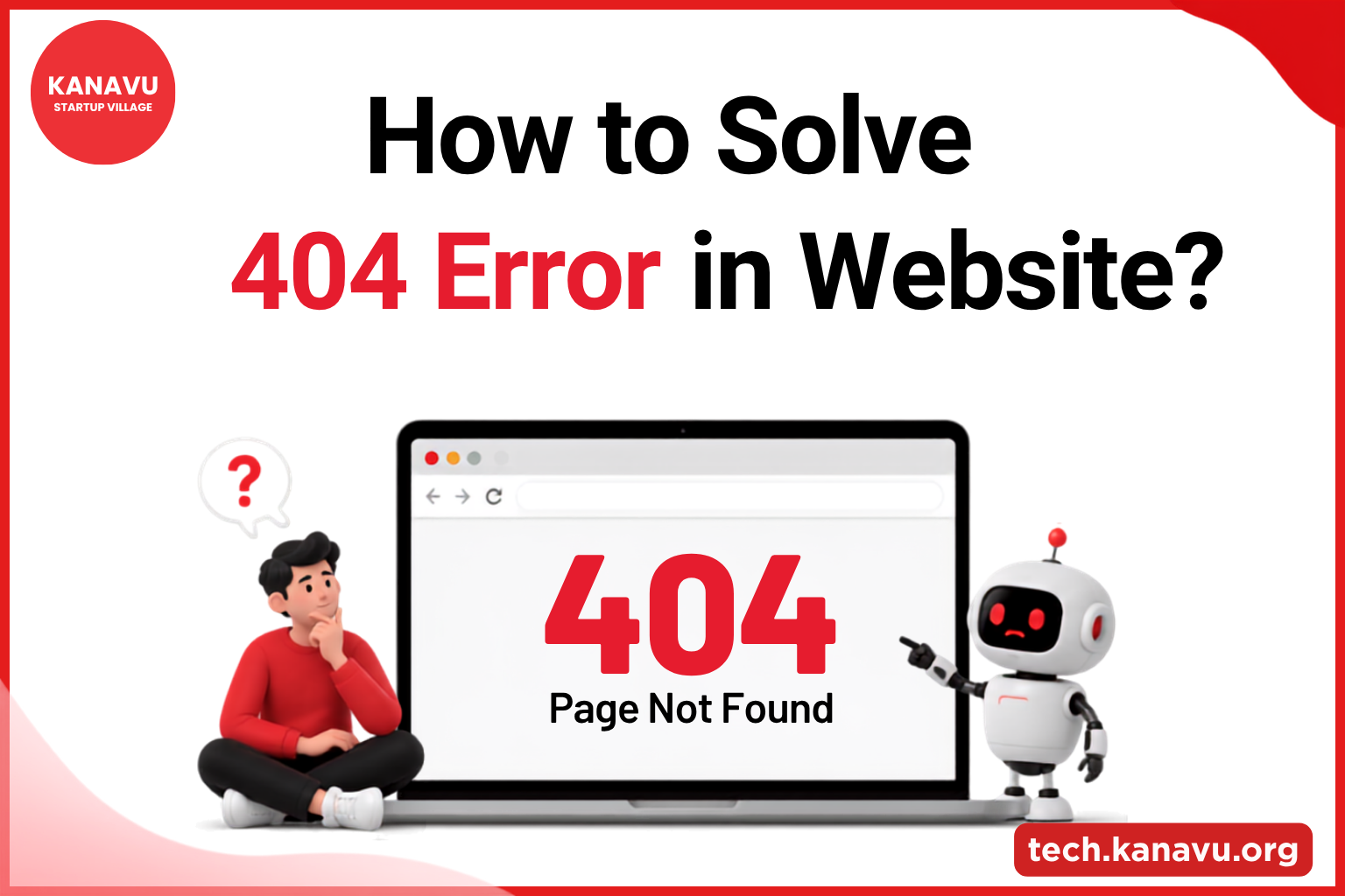 how to solve 404 error in website