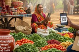 Localized digital payment interfaces for tribal India