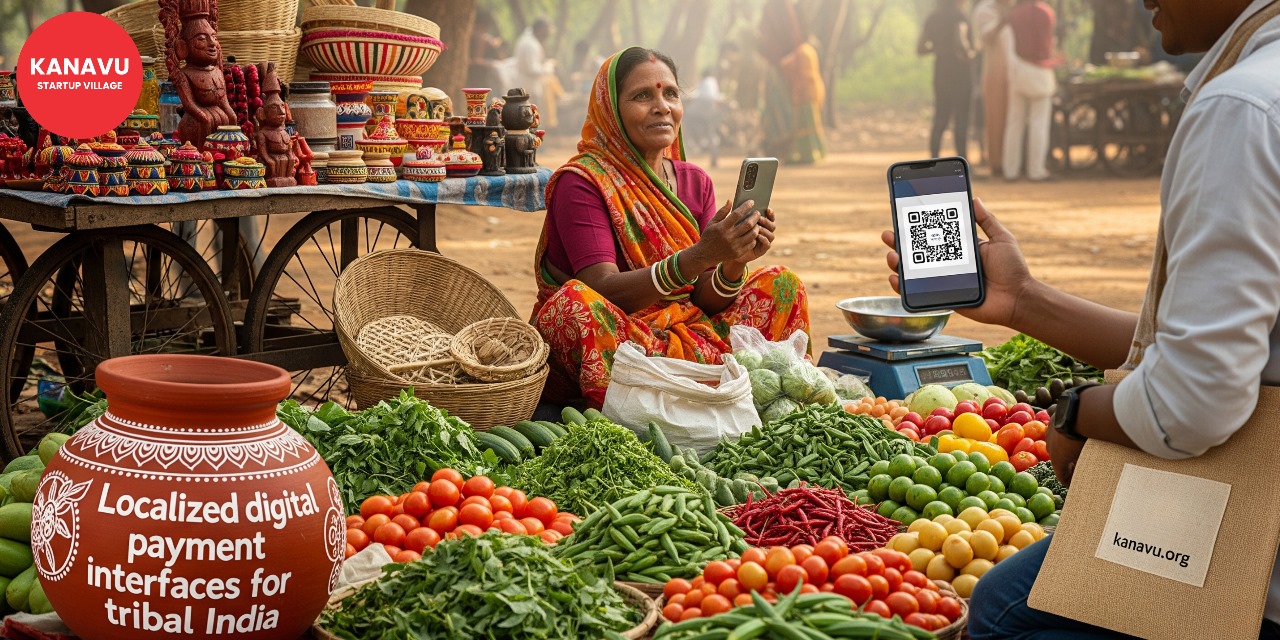 Localized digital payment interfaces for tribal India